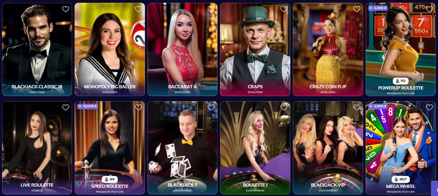 Élő kaszinóélmény a Browinner